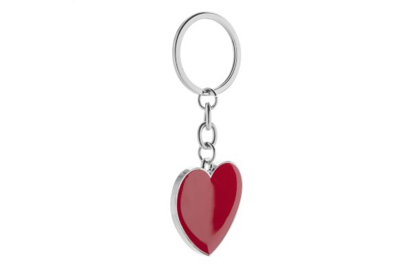 Schlüsselanhänger Valentine, weiss