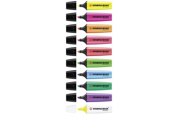 STABILO BOSS ORIGINAL 2er-Set Leuchtmarkierer