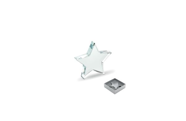 STARWARD Glas-Pokal Stern, transparent