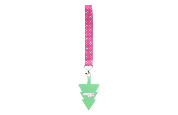 SuboFob Mobile Xmas Individuelles Handyhalter-Handgelenklanyard, weiss