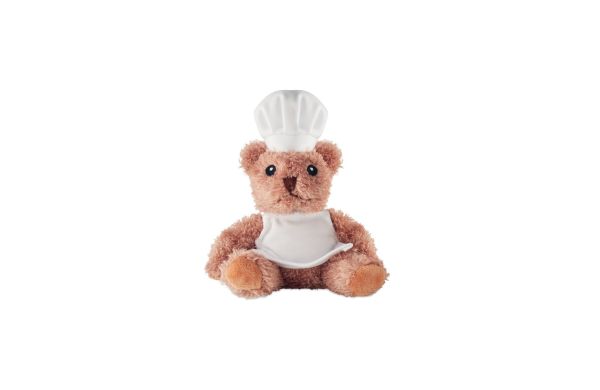 TEDDCHEF Teddybär Koch, weiß