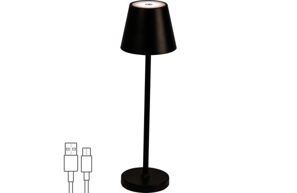 Tischlampe mit Touchsensor, akkubetrieben - inklusive Ladekabel