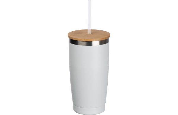 To Go Becher mit Trinkhalm 