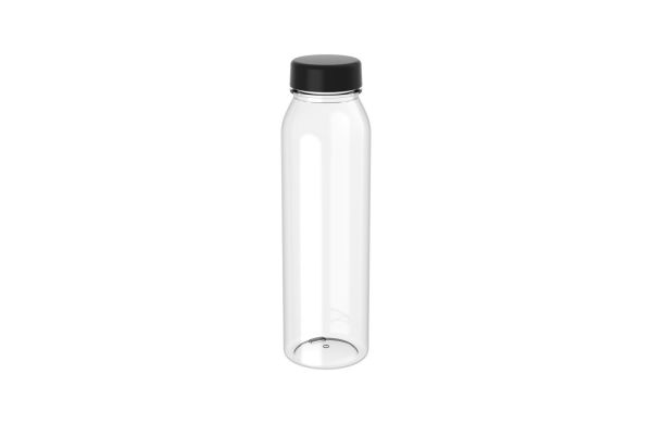 Trinkflasche Active "Refresh", 650 ml, transparent/schwarz