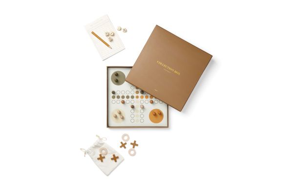 VINGA Coffee-Table Spielesammlung/braun