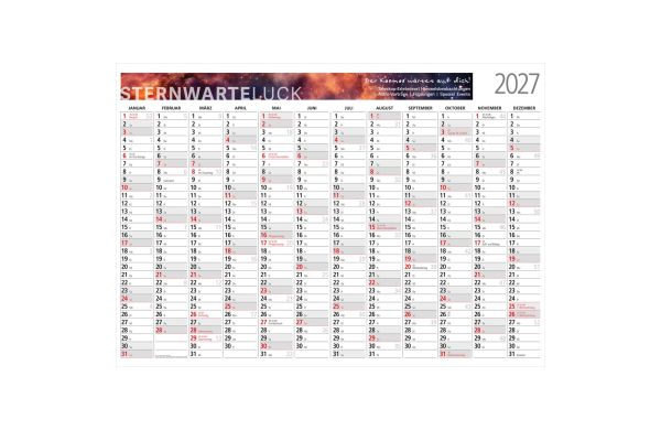 Wandplaner Cosmos 841 × 594 mm Jan. – Dez. - plano