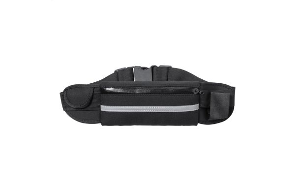 Warathon Reflektor-Gürteltasche, schwarz