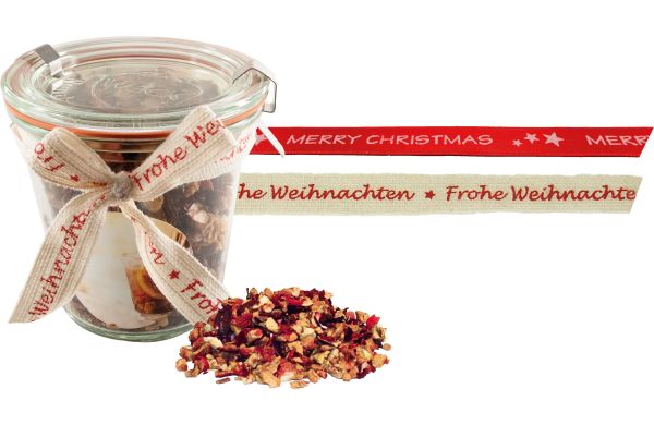 Weihnachtstee im Weckglas