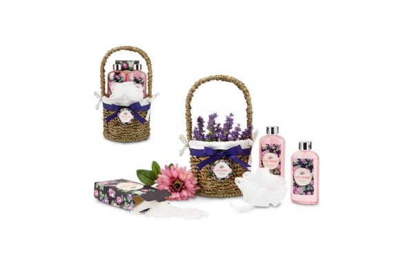 Wellness-Geschenkset: Lavendelkörbchen