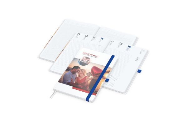 Wochenkalender vorne und Notizen hinten Match-Hybrid Papier-Hardcover - Papier gloss