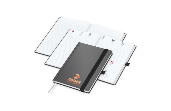 Wochenkalender vorne und Notizen hinten Vision-Hybrid EXPRESS Kunstleder-Hardcover