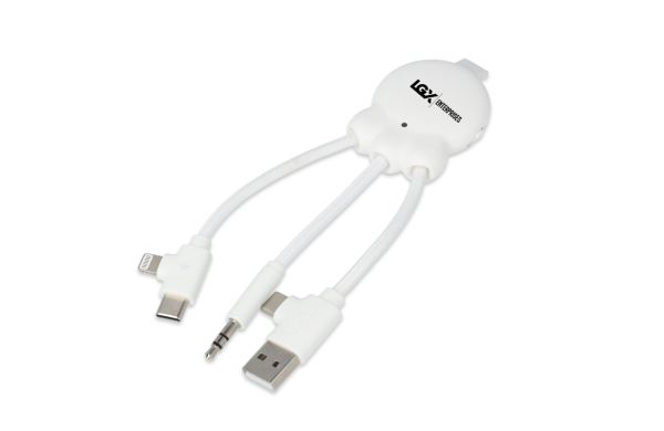 Xoopar OctopusFly Audio-Transmitter, weiss