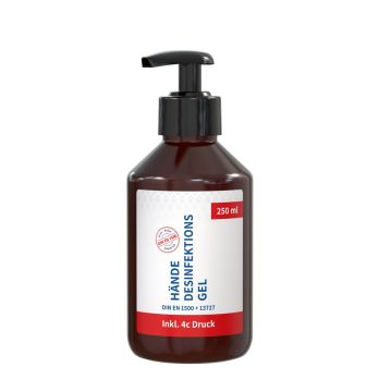 Hände-Desinfektionsgel (DIN EN 1500), Body Label (R-PET)
