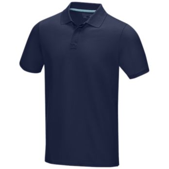 Graphite Poloshirt aus GOTS-zertifizierter Bio-Baumwolle für Herren