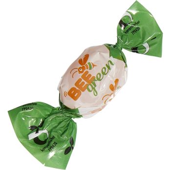 Bonbons im kompostierbaren Werbewickel