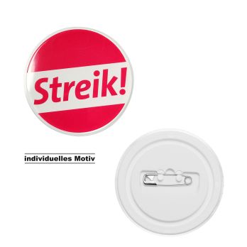 Button mit Einleger und Nadel, maxi