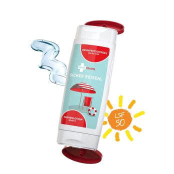 DuoPack Sonnenmilch LSF 50 (sens.) + Hände-Desinfektionsgel