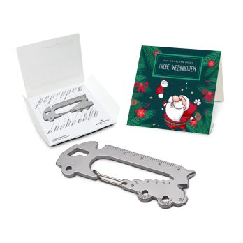 Geschenkartikel: ROMINOX® Key Tool im Motiv-Mäppchen Frohe Weihnachten
