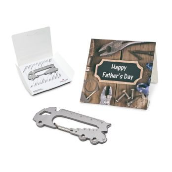 Geschenkartikel: ROMINOX® Key Tool im Motiv-Mäppchen Happy Father's Day