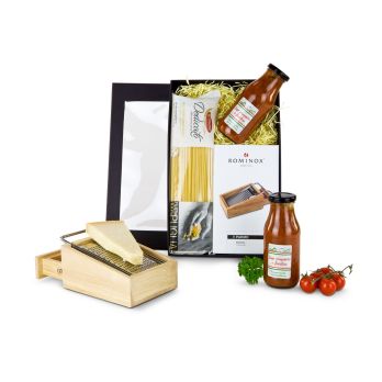Geschenkset: Die Parmesanreibe