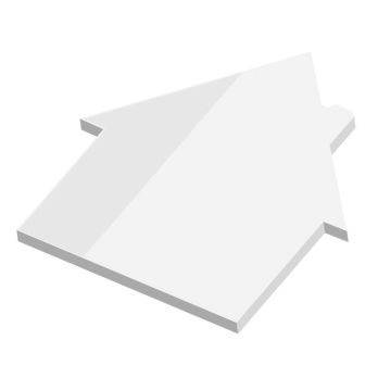 Haftnotizen powerstikkies formgestanzt "Haus"