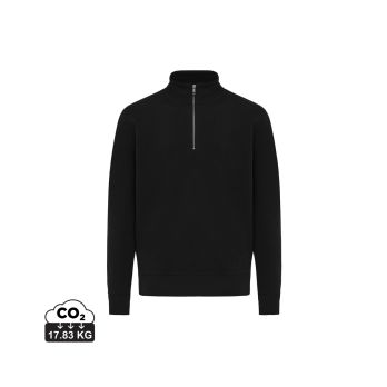 IQONIQ Elgon Quarter-Zip-Sweater aus rec. Baumwolle