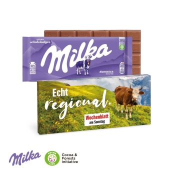 Schokolade von Milka, 100 g