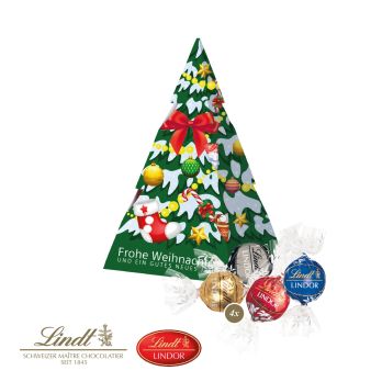 Präsent „Weihnachtsbaum“ mit Lindor Pralines