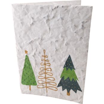 Samenpapier Weihnachtsgrußkarte