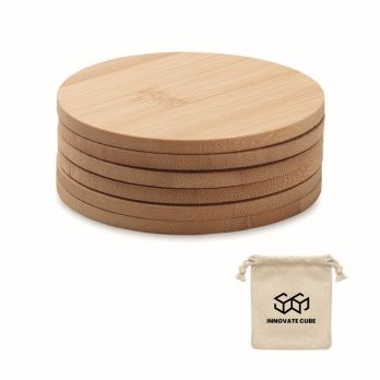 BAYIN SET Untersetzer-Set Bambus