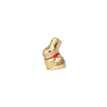 Werbekartonage mit Goldhase