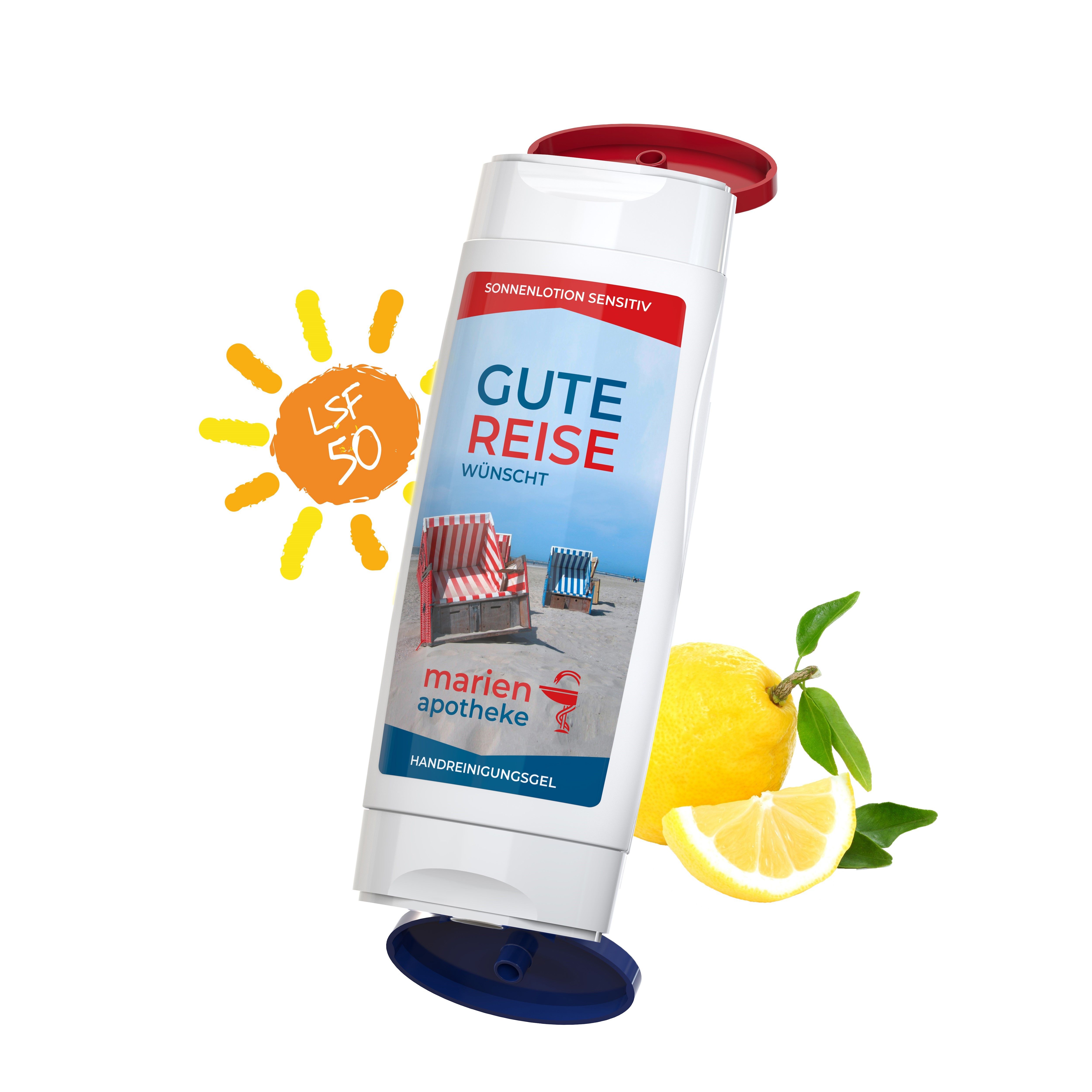 Etikett Vorder-/Rückseite (4,8 x 9,5 cm)