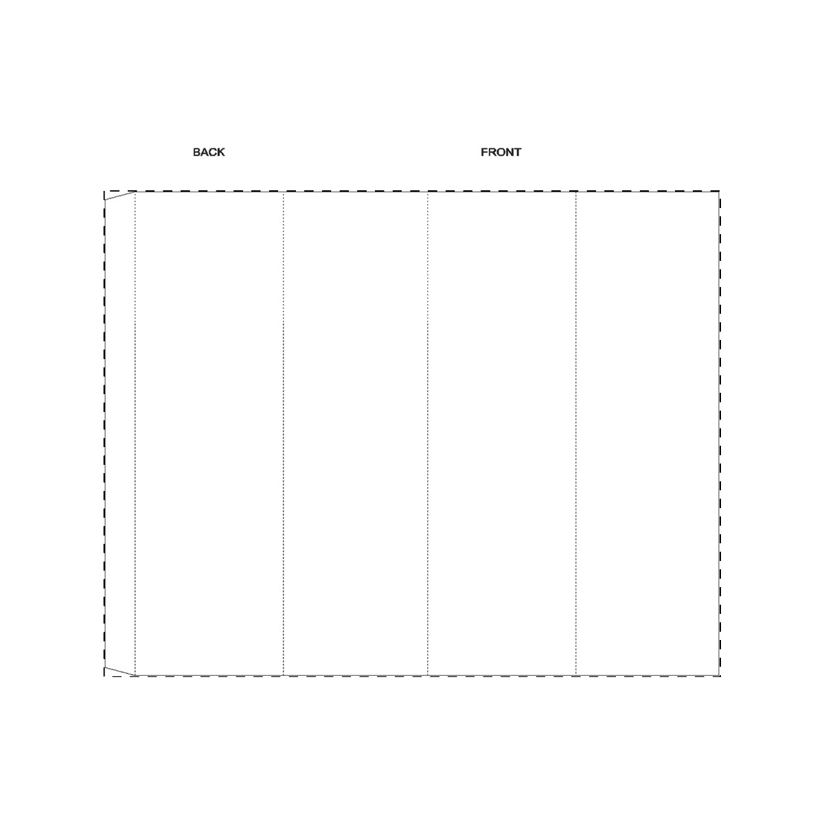 Maßgefertigte Papierbanderole (325 x 256 mm)
