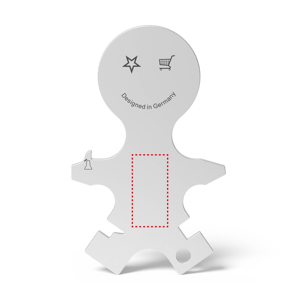 Auf dem Produkt (1 x 2 cm)