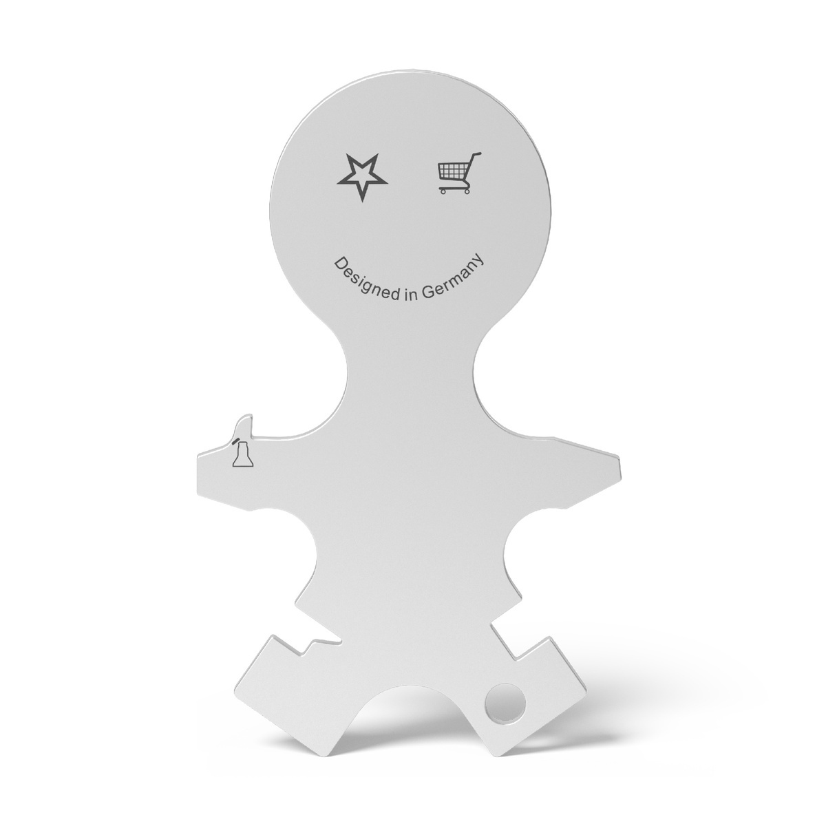 Auf der Klappkarte (9,2 x 5,5 x 0,25 cm)