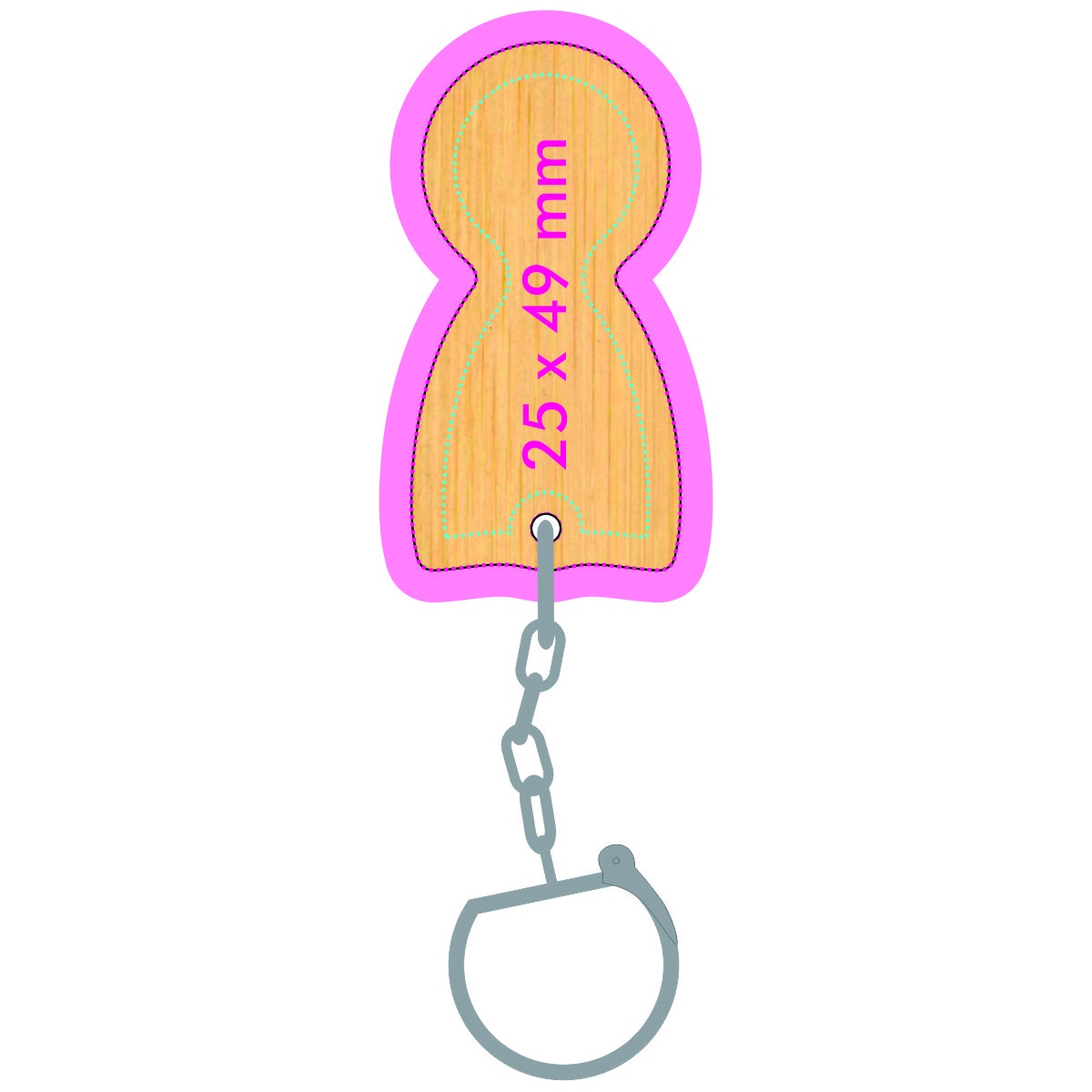 Rückseite (2,4 x 4,9 cm)