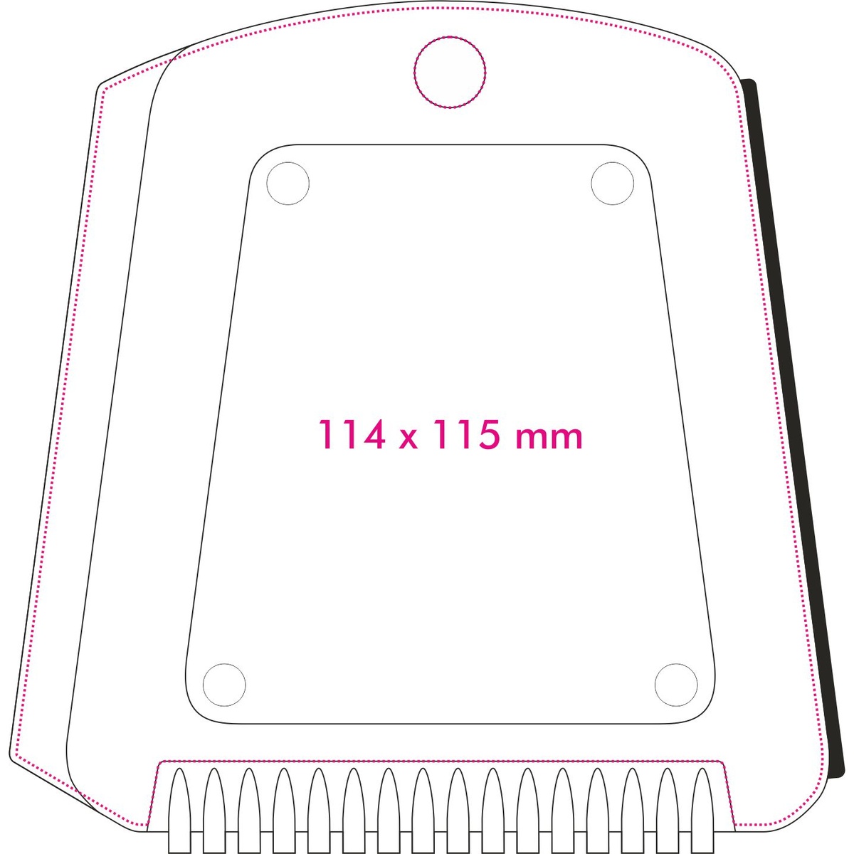 Rückseite (11,4 x 11,5 cm)