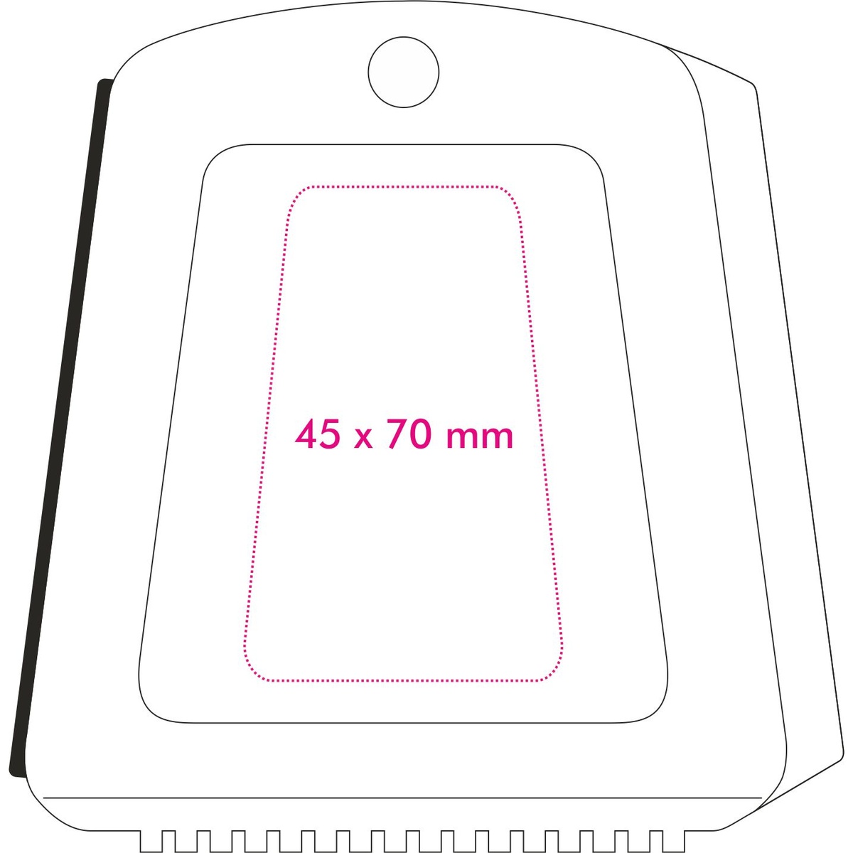 Vorderseite (4,5 x 7 cm)