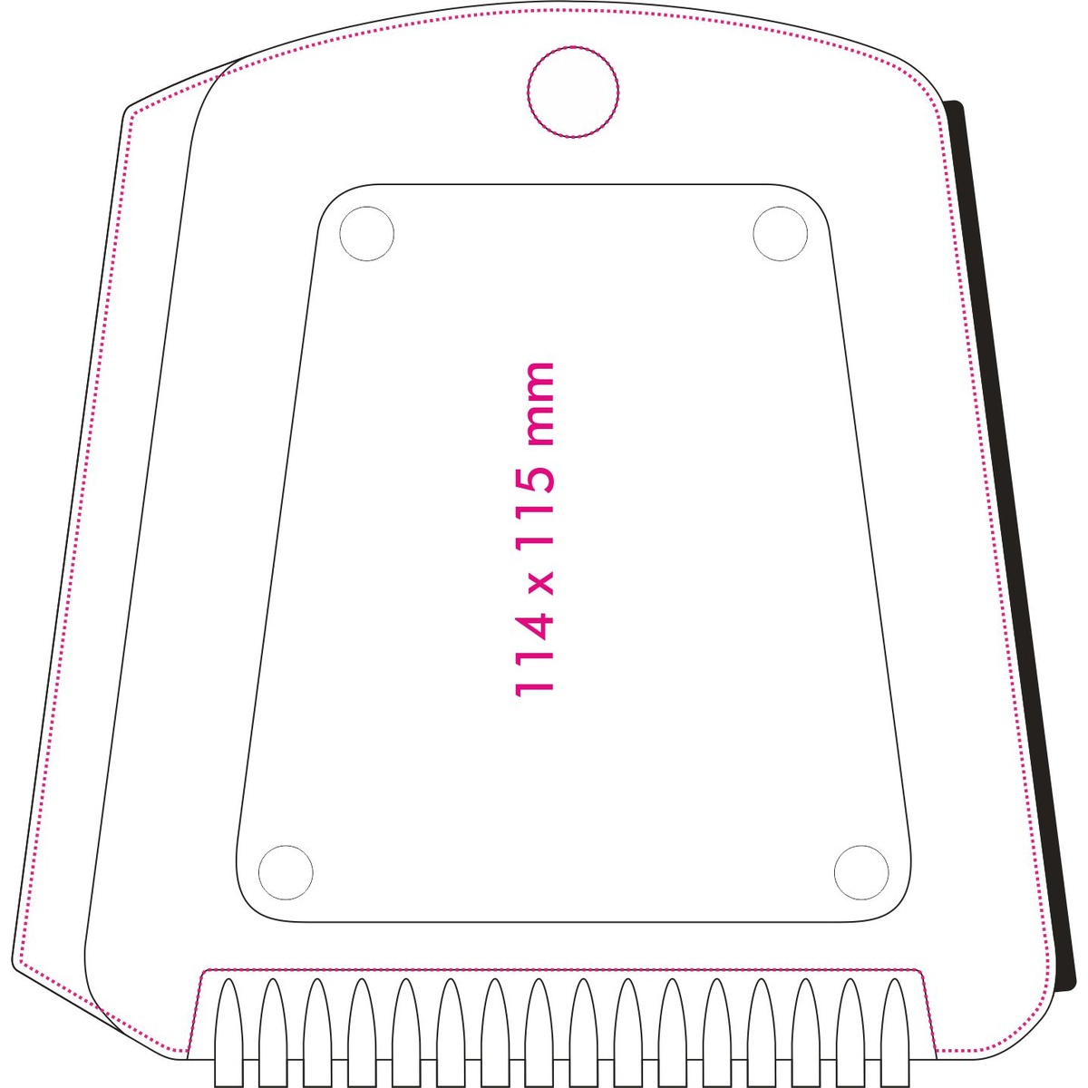 Rückseite (11,4 x 11,5 cm)