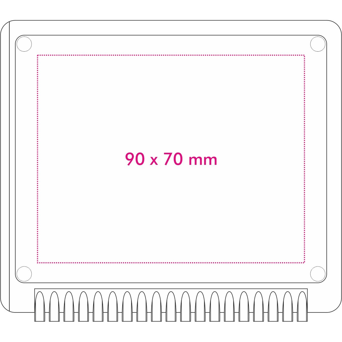 Vorderseite (9 x 7 cm)