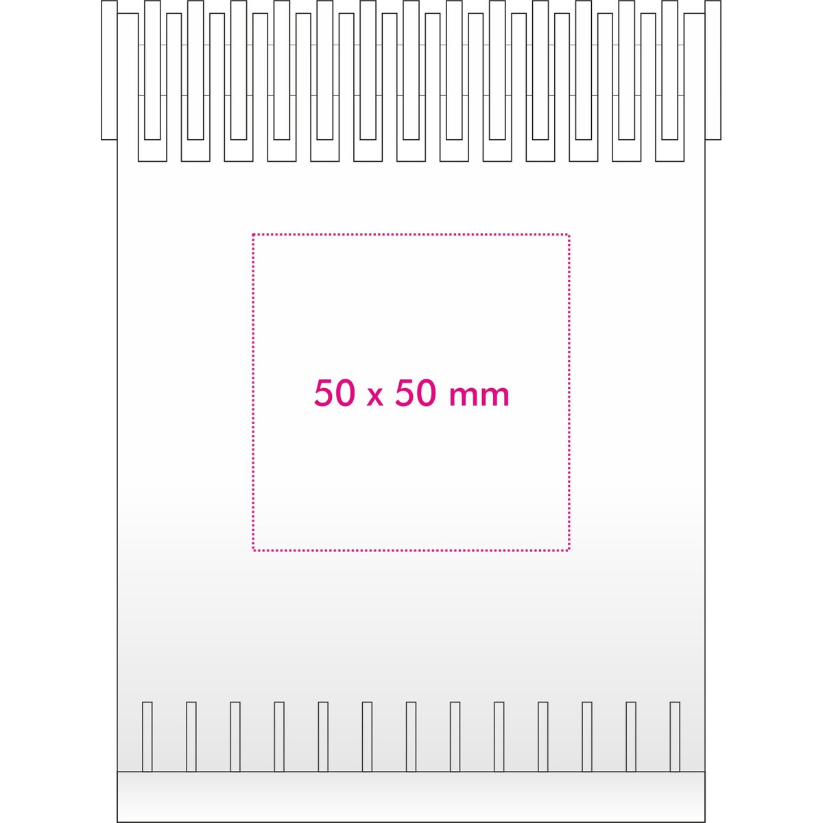 Vorderseite (5 x 5 cm)