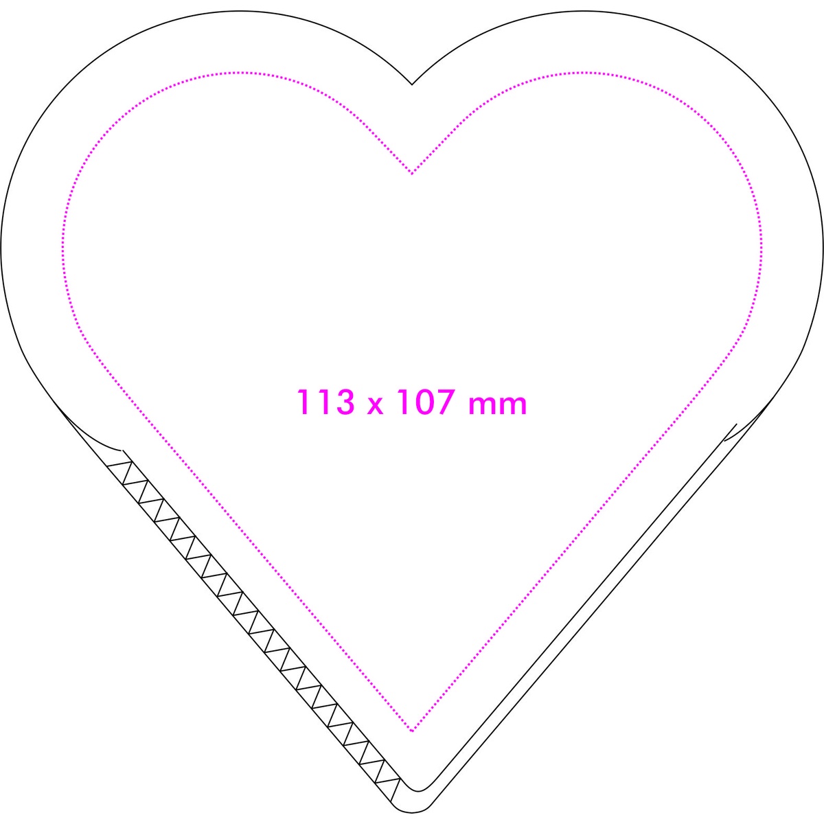 Vorderseite (11,3 x 10,7 cm)