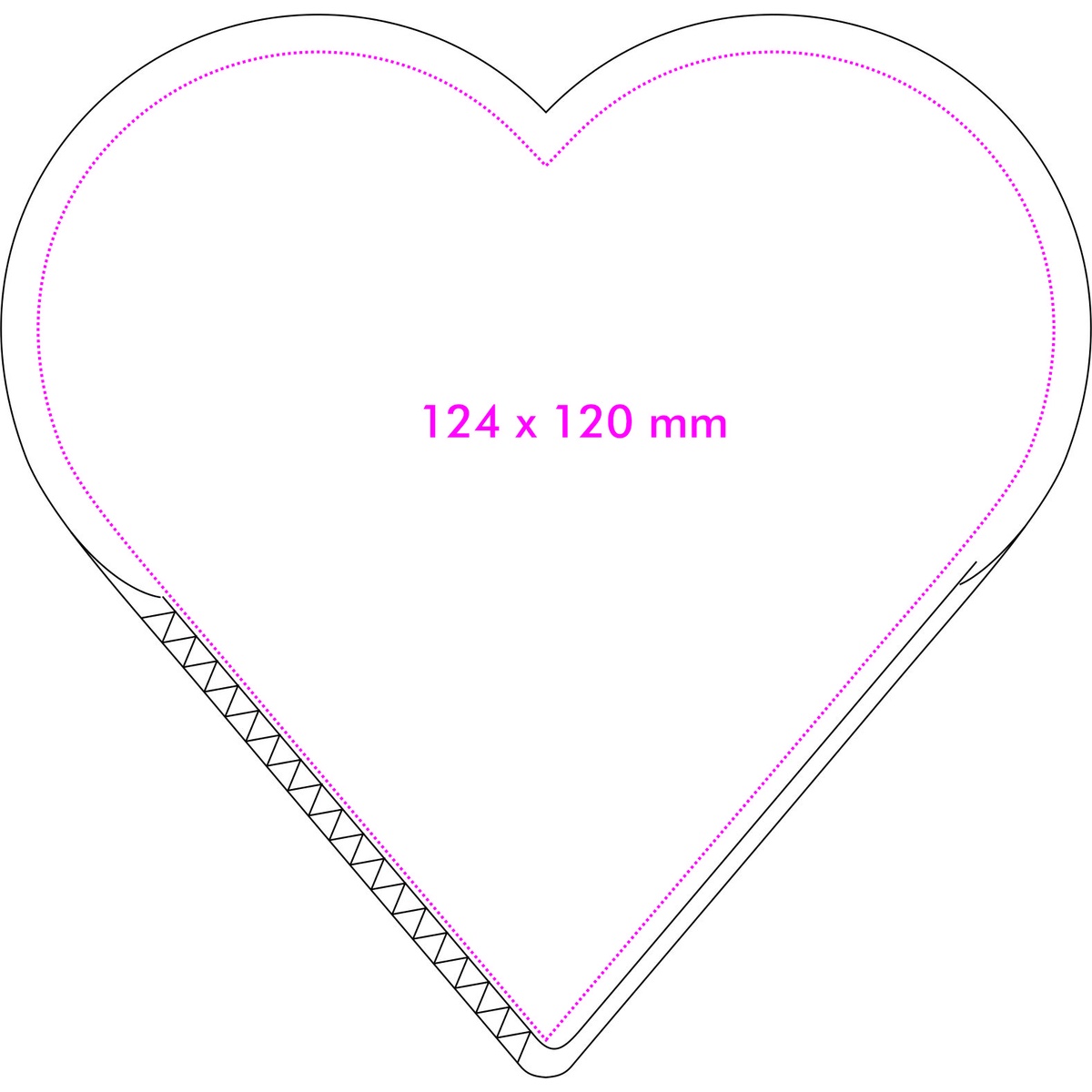 Vorderseite (12,4 x 12 cm)