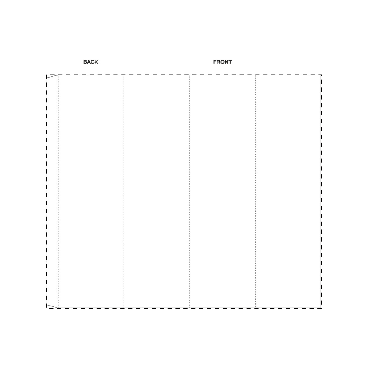 Maßgefertigte Papierbanderole (316 x 270 mm)