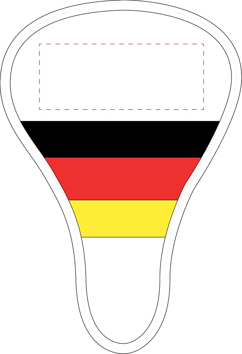 auf Fächer (15x6 cm)