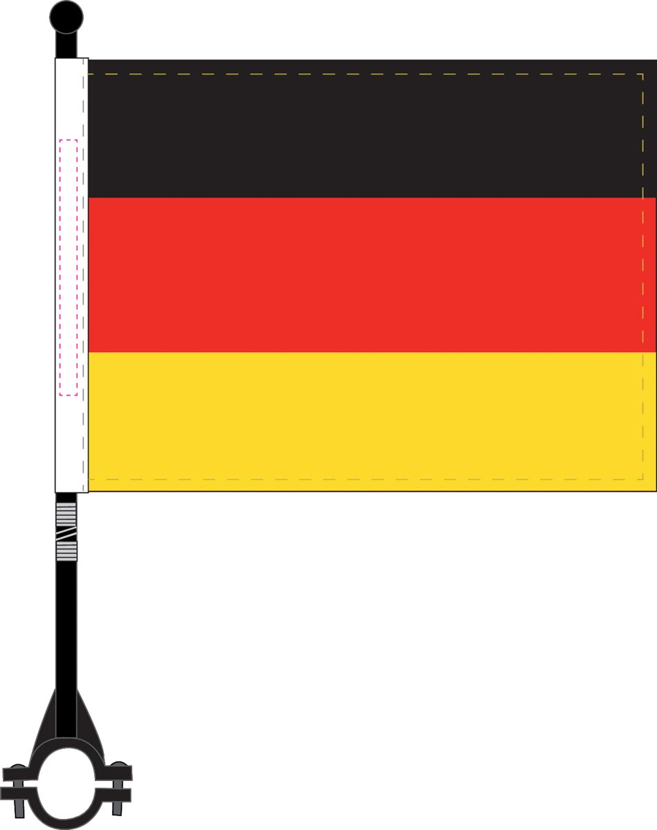 auf den Saum (9x0,6 cm)