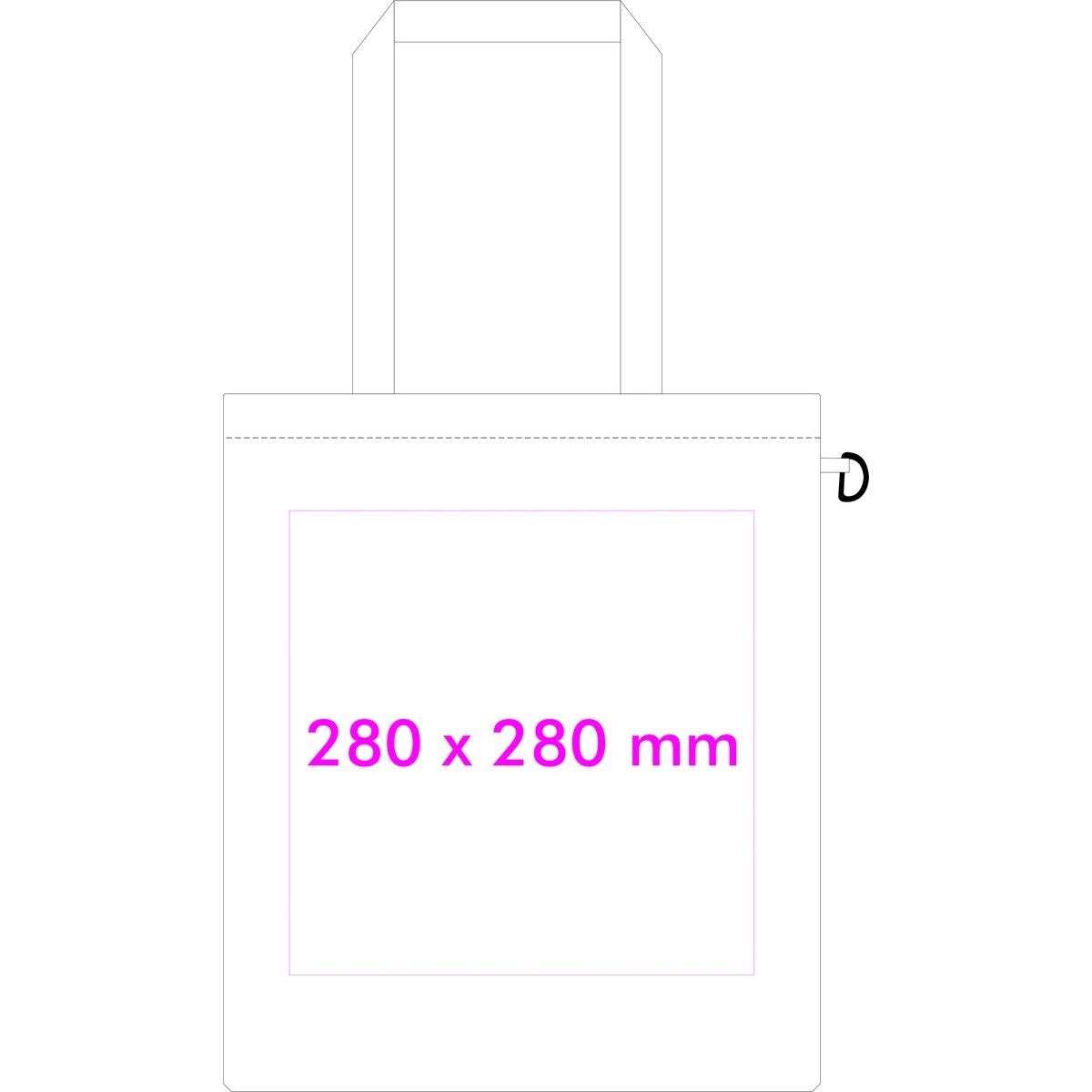 Vorderseite (28 x 28 cm)