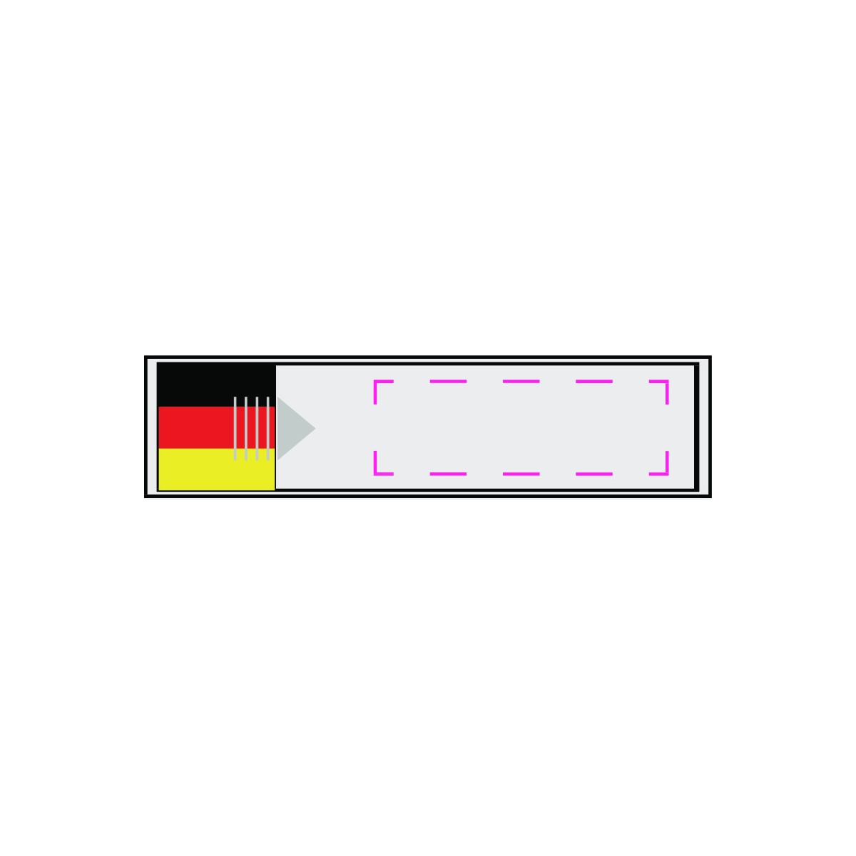 auf Deckel (11 x 35 mm)