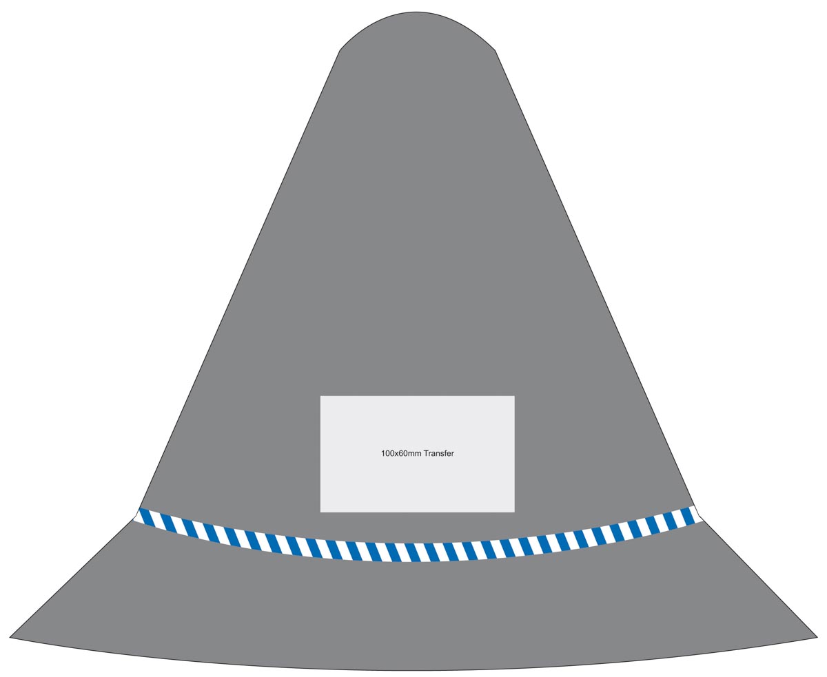 vorne über Kordel (10x6 cm)