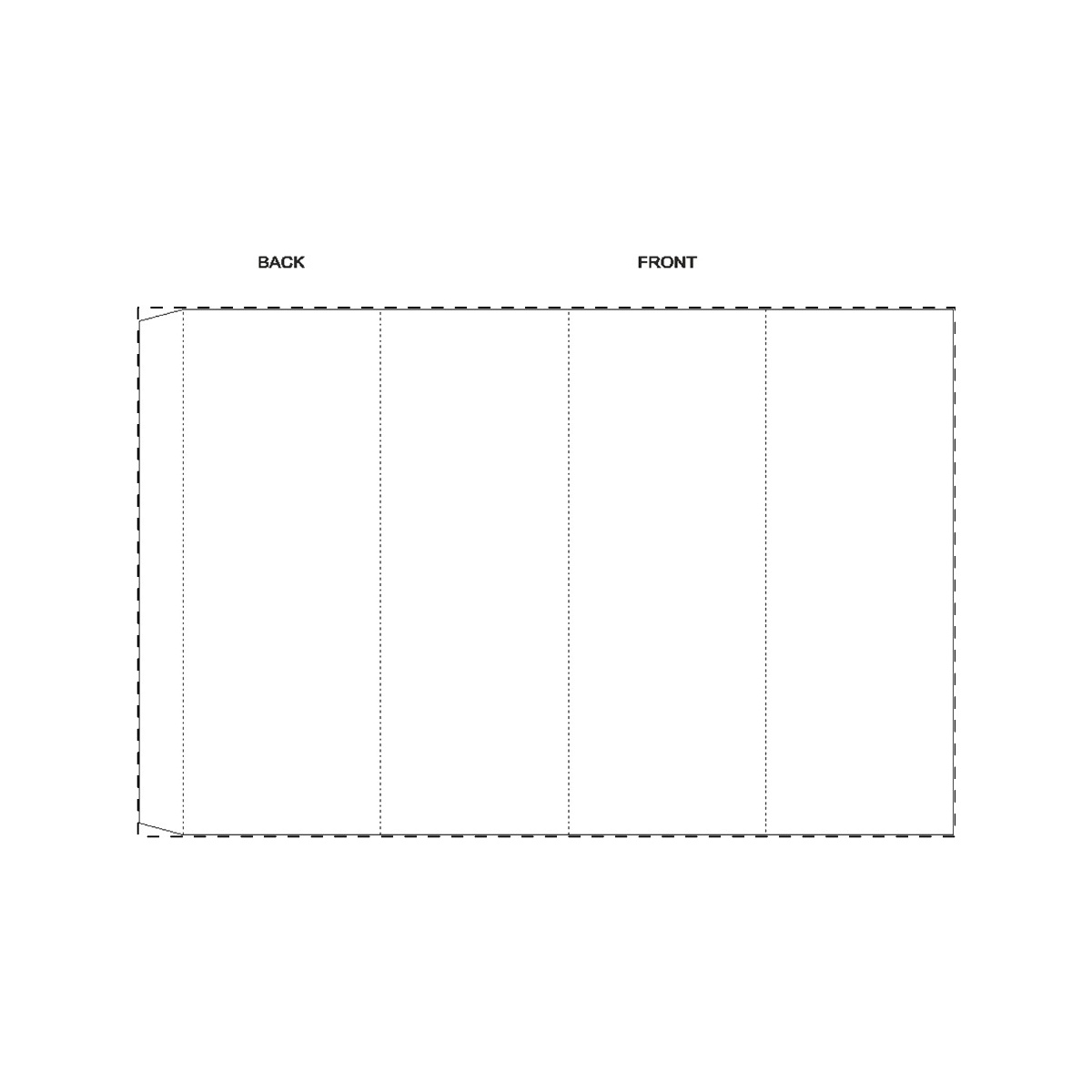 Maßgefertigte Papierbanderole (295 x 190 mm)